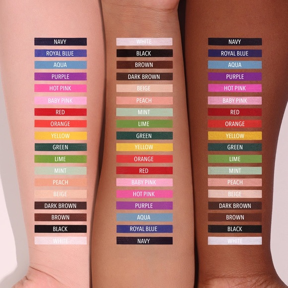 Graphic Linear Statement Gel Waterproof Beige Eyeliner Pencil Cruelty Free - Picture 4 of 4